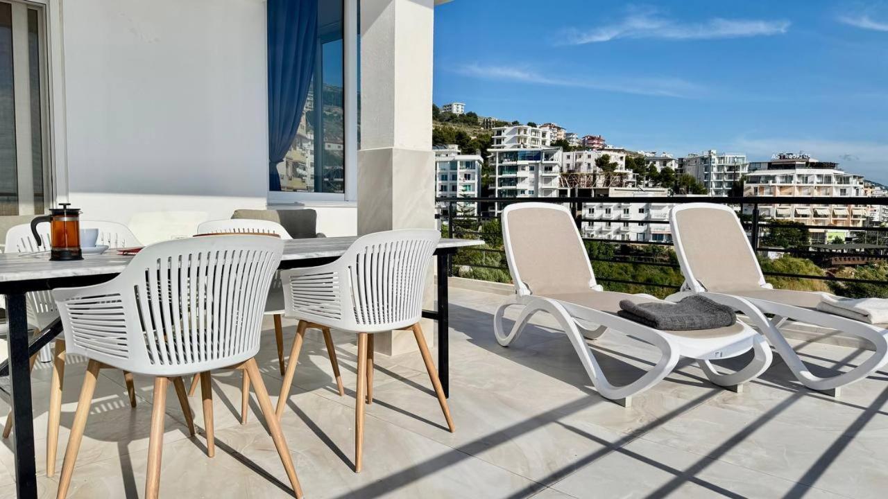 Viola Sea View Penthouse Apartment Sarande Exterior photo